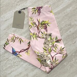 NWT Zara Kids Little Girl Pink Koala Print Leggings *5